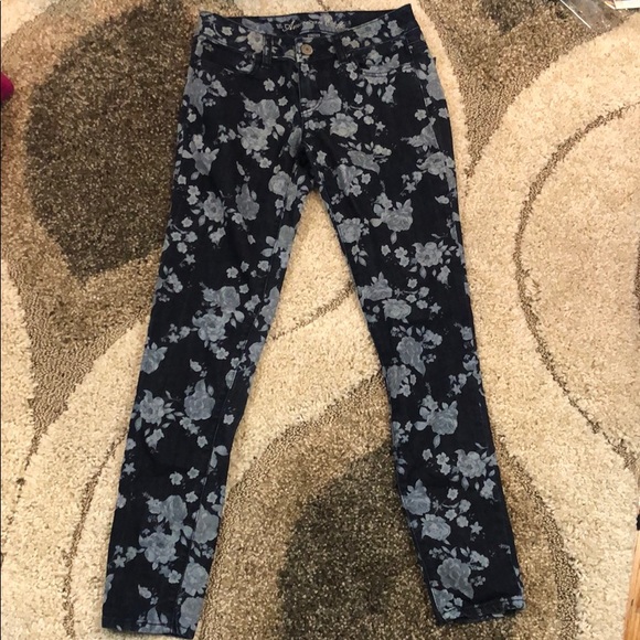 american eagle colored jeggings